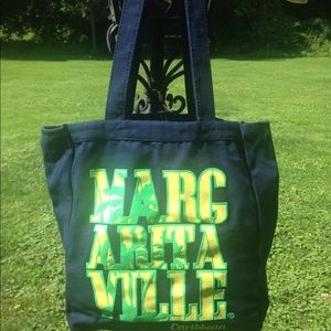 Margaritaville tote bag edge